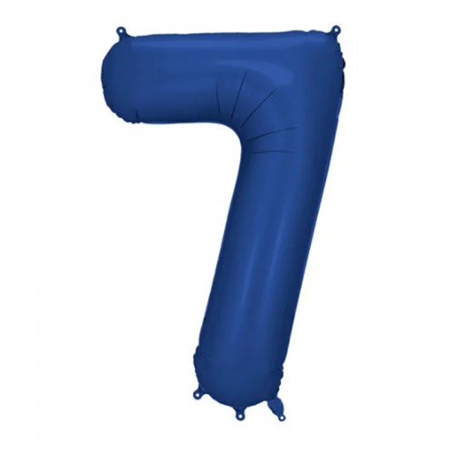 Balão Número 7 Azul Escuro